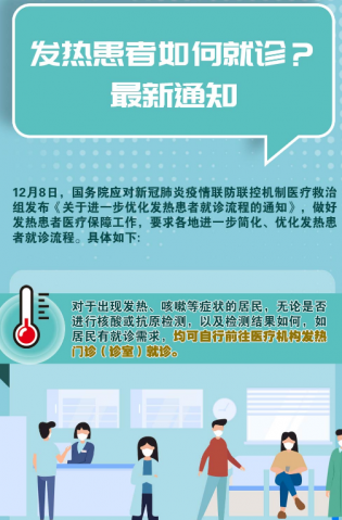 發(fā)熱患者如何就診？最新通知