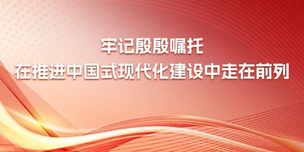  牢記殷殷囑托 在推進中國式現(xiàn)代化建設中走在前列